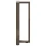 Patas mesa consola forma T 2 uds acero natural 38x25x(72-73) cm de , Patas para mesas - Ref: Foro24-4013047, Precio: 91,43 €,...