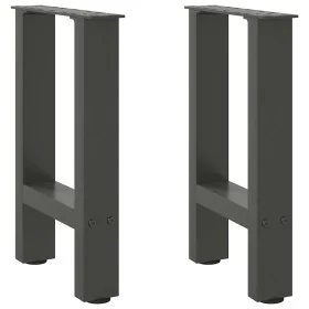 Patas de mesa de centro antracita 2 unidades 38x(42-43)cm acero by , Table legs - Ref: Foro24-4013278, Price: 57,46 €, Discou...