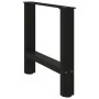 Patas de mesa de centro acero negro 2 uds 60x(42-43) cm de , Patas para mesas - Ref: Foro24-4013284, Precio: 65,67 €, Descuen...