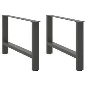 Patas de mesa de centro antracita 2 unidades 70x(42-43)cm acero by , Table legs - Ref: Foro24-4013290, Price: 70,17 €, Discou...