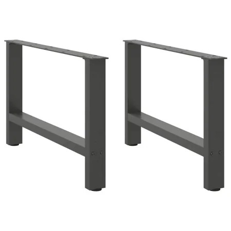 Patas de mesa de centro antracita 2 unidades 70x(42-43)cm acero de , Patas para mesas - Ref: Foro24-4013290, Precio: 70,17 €,...