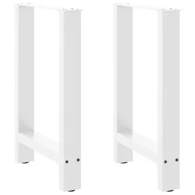 Patas de mesa de centro acero blanco 2 uds 50x(72-73) cm de , Patas para mesas - Ref: Foro24-4013301, Precio: 84,91 €, Descue...