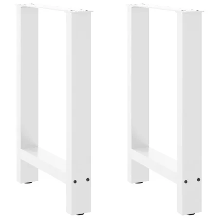 Patas de mesa de centro acero blanco 2 uds 50x(72-73) cm de , Patas para mesas - Ref: Foro24-4013301, Precio: 84,91 €, Descue...