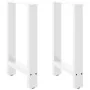 Patas de mesa de centro acero blanco 2 uds 50x(72-73) cm de , Patas para mesas - Ref: Foro24-4013301, Precio: 84,91 €, Descue...