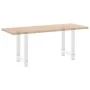 Patas de mesa de centro acero blanco 2 uds 50x(72-73) cm de , Patas para mesas - Ref: Foro24-4013301, Precio: 84,91 €, Descue...
