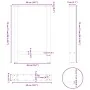 Patas de mesa de centro acero blanco 2 uds 50x(72-73) cm de , Patas para mesas - Ref: Foro24-4013301, Precio: 84,91 €, Descue...