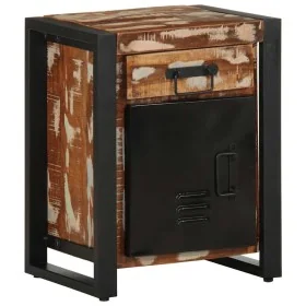 Mesilla de noche multicolor 40x30x50 cm madera maciza reciclada de , Mesitas de noche - Ref: Foro24-4013561, Precio: 116,73 €...