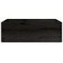 Caja de madera con asas madera maciza pino negra 40x30x13 cm de , Cestas para almacenaje - Ref: Foro24-4017399, Precio: 30,30...
