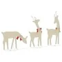 Decoración navideña reno 3 uds 90 LED blanco cálido de , Luces de Navidad - Ref: Foro24-4019500, Precio: 56,59 €, Descuento: %