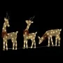 Decoración navideña reno 3 uds 90 LED blanco cálido de , Luces de Navidad - Ref: Foro24-4019500, Precio: 56,59 €, Descuento: %