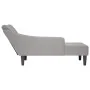 Chaise longue con reposabrazos derecho tela gris nube de , Divanes - Ref: Foro24-4009805, Precio: 140,37 €, Descuento: %