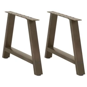 Patas de mesa de centro forma A 2uds acero 70x(42-43) cm de , Patas para mesas - Ref: Foro24-4012843, Precio: 70,45 €, Descue...