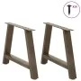 Patas de mesa de centro forma A 2uds acero 70x(42-43) cm de , Patas para mesas - Ref: Foro24-4012843, Precio: 70,45 €, Descue...