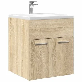 Mueble de lavabo de baño madera roble Sonoma 41x38,5x46 cm de , Muebles de baño - Ref: Foro24-856203, Precio: 37,41 €, Descue...
