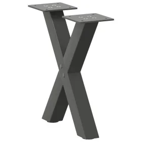 Patas de mesa centro forma X 2uds acero antracita 37x(30-31) cm by , Table legs - Ref: Foro24-4012874, Price: 49,31 €, Discou...