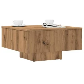 Mesa de centro madera de ingeniería roble artisan 60x60x31,5 cm de , Mesas de centro - Ref: Foro24-856551, Precio: 57,43 €, D...