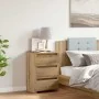 Mesita de noche madera de ingeniería roble artisan 40x35x62,5cm by , Nightstands - Ref: Foro24-856524, Price: 62,22 €, Discou...