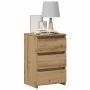 Mesita de noche madera de ingeniería roble artisan 40x35x62,5cm by , Nightstands - Ref: Foro24-856524, Price: 62,22 €, Discou...