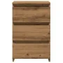 Mesita de noche madera de ingeniería roble artisan 40x35x62,5cm by , Nightstands - Ref: Foro24-856524, Price: 62,22 €, Discou...