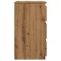 Mesita de noche madera de ingeniería roble artisan 40x35x62,5cm by , Nightstands - Ref: Foro24-856524, Price: 62,22 €, Discou...