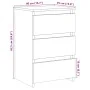 Mesita de noche madera de ingeniería roble artisan 40x35x62,5cm by , Nightstands - Ref: Foro24-856524, Price: 62,22 €, Discou...