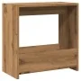 Mesa auxiliar madera contrachapada roble artisian 50x26x50 cm by , Side tables - Ref: Foro24-856539, Price: 35,53 €, Discount: %