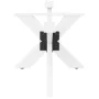 Pata de mesa de centro en forma de araña blanco 98x58x(42-43)cm de , Patas para mesas - Ref: Foro24-4013109, Precio: 117,81 €...