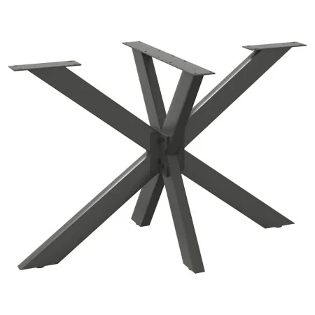 Pata mesa comedor forma araña antracita 120x68x(72-73) cm acero de , Patas para mesas - Ref: Foro24-4013114, Precio: 155,36 €...