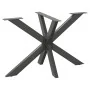 Pata mesa comedor forma araña antracita 120x68x(72-73) cm acero de , Patas para mesas - Ref: Foro24-4013114, Precio: 155,36 €...