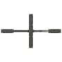 Pata mesa comedor forma araña antracita 120x68x(72-73) cm acero de , Patas para mesas - Ref: Foro24-4013114, Precio: 155,36 €...