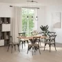 Pata mesa comedor forma araña natural 85x85x(72-73) cm acero by , Table legs - Ref: Foro24-4013123, Price: 131,43 €, Discount: %