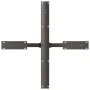 Pata mesa comedor forma araña natural 85x85x(72-73) cm acero by , Table legs - Ref: Foro24-4013123, Price: 131,43 €, Discount: %