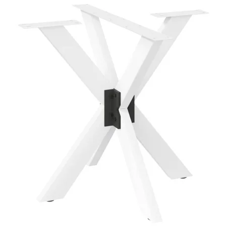 Pata de mesa comedor forma araña blanco 85x85x(72-73) cm acero de , Patas para mesas - Ref: Foro24-4013121, Precio: 131,39 €,...