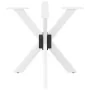 Pata de mesa comedor forma araña blanco 85x85x(72-73) cm acero de , Patas para mesas - Ref: Foro24-4013121, Precio: 131,39 €,...