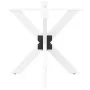 Pata de mesa comedor forma araña blanco 85x85x(72-73) cm acero de , Patas para mesas - Ref: Foro24-4013121, Precio: 131,39 €,...