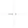 Pata de mesa comedor forma araña blanco 85x85x(72-73) cm acero de , Patas para mesas - Ref: Foro24-4013121, Precio: 131,39 €,...