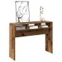 Mesa consola madera contrachapada envejecida 105x30x80 cm by , Side tables - Ref: Foro24-856622, Price: 54,07 €, Discount: %