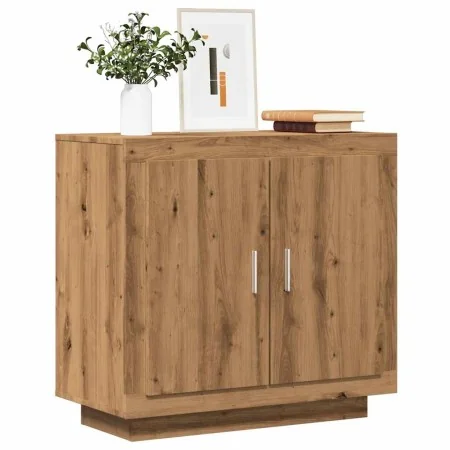 Aparador madera contrachapada roble artisian 80x40x75 cm de , Aparadores - Ref: Foro24-856863, Precio: 83,96 €, Descuento: %