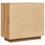 Aparador madera contrachapada roble artisian 80x40x75 cm de , Aparadores - Ref: Foro24-856863, Precio: 83,96 €, Descuento: %