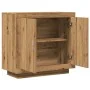 Aparador madera contrachapada roble artisian 80x40x75 cm de , Aparadores - Ref: Foro24-856863, Precio: 83,96 €, Descuento: %