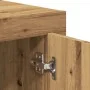 Aparador madera contrachapada roble artisian 80x40x75 cm de , Aparadores - Ref: Foro24-856863, Precio: 83,96 €, Descuento: %