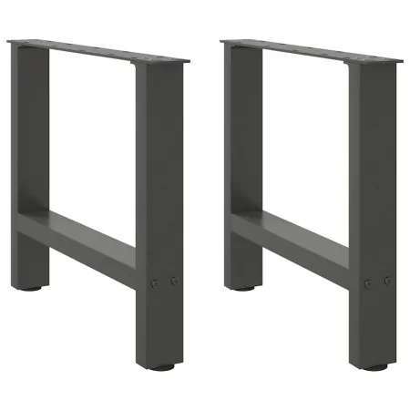 Patas de mesa de centro acero antracita 2 uds 60x(42-43) cm de , Patas para mesas - Ref: Foro24-4013286, Precio: 65,67 €, Des...