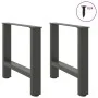Patas de mesa de centro acero antracita 2 uds 60x(42-43) cm de , Patas para mesas - Ref: Foro24-4013286, Precio: 65,67 €, Des...
