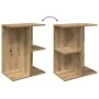 Mesita noche 2 uds madera ingeniería roble artisan 46,5x29x61cm de , Mesitas de noche - Ref: Foro24-858667, Precio: 58,13 €, ...