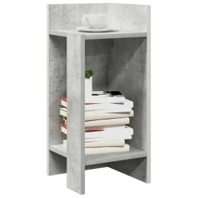 Mesas auxiliares 2 uds con estante gris hormigón 25,5x27x60 cm by , Side tables - Ref: Foro24-858549, Price: 39,68 €, Discoun...