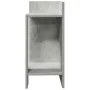 Mesas auxiliares 2 uds con estante gris hormigón 25,5x27x60 cm de , Mesas auxiliares - Ref: Foro24-858549, Precio: 39,68 €, D...