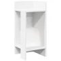 Mesa auxiliar con estante blanco 25,5x27x60 cm de , Mesas auxiliares - Ref: Foro24-858542, Precio: 35,36 €, Descuento: %
