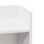 Mesa auxiliar con estante blanco 25,5x27x60 cm de , Mesas auxiliares - Ref: Foro24-858542, Precio: 35,36 €, Descuento: %