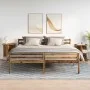 Mesitas noche 2 uds madera ingeniería envejecida 46,5x29x61 cm de , Mesitas de noche - Ref: Foro24-858665, Precio: 58,13 €, D...