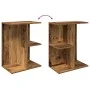 Mesitas noche 2 uds madera ingeniería envejecida 46,5x29x61 cm de , Mesitas de noche - Ref: Foro24-858665, Precio: 58,13 €, D...